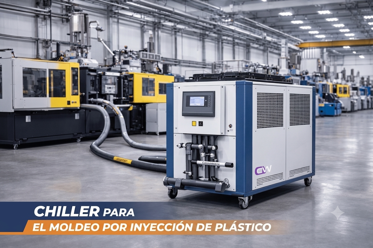 Chiller industrial de alta eficiencia energética listo para venta y renta